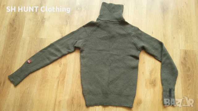 ULVANG Half Zip Sweater 100% Wool размер S / M пуловер 100% Вълна - 1328, снимка 3 - Пуловери - 51342460