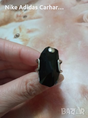 Оригинален комплект Swarovski - обеци, колие и пръстен, снимка 5 - Бижутерийни комплекти - 38077466