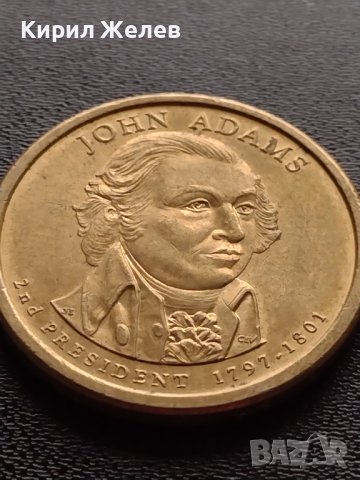 Възпоменателна монета 1 долар JOHN ADAMS 2 президент на САЩ 1797-1801) за КОЛЕКЦИЯ 38035, снимка 5 - Нумизматика и бонистика - 40765416