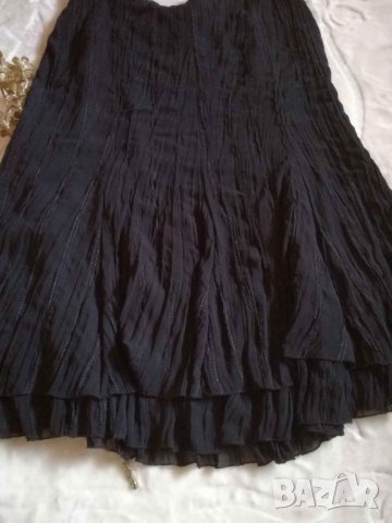 Черна официална пола , снимка 2 - Поли - 36819316