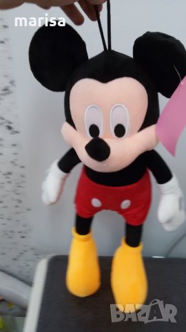 Голям музикален Мики Маус плюшена играчка MIckey Mouse Размер - 40 см.- 190680, снимка 3 - Плюшени играчки - 28074455