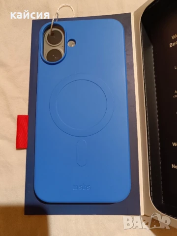 Оригинален калъф за iPhone 16 plus,SBS-blue , снимка 3 - Калъфи, кейсове - 51078304