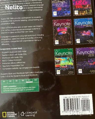 Keynote Advance-2части учебник с тетрадка, снимка 3 - Чуждоезиково обучение, речници - 47340502