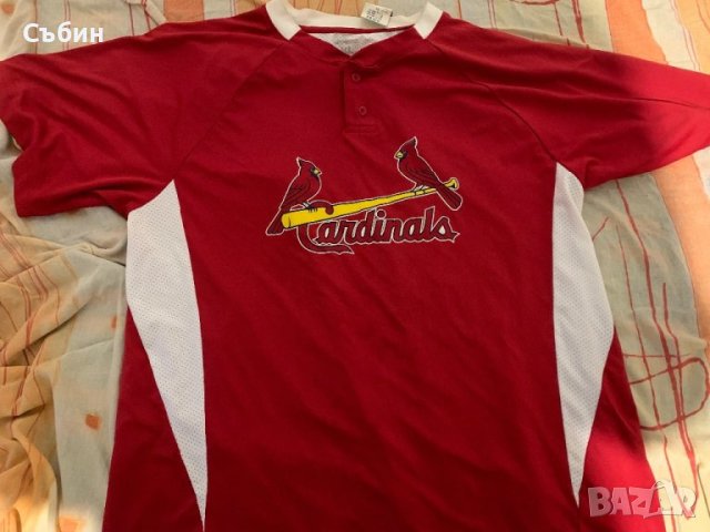 St.Louis Cardinal jersey baseball, снимка 1 - Спортни дрехи, екипи - 43808226