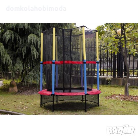 Батут с мрежа, 139x182 см, Европейския стандарт EN 71, снимка 2 - Други - 40592213