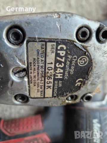 пневматичен гайковерт forch hazet chicago rodcraft за ремонт или за части, снимка 7 - Други инструменти - 51990337