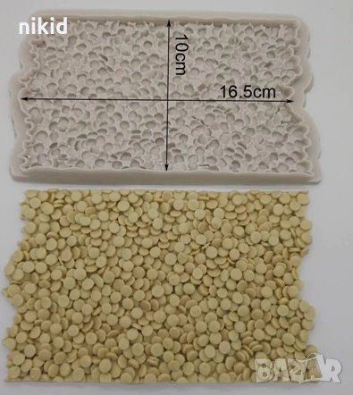 Ситни конфети голям силиконов молд форма за декорация торта фондан шоколад