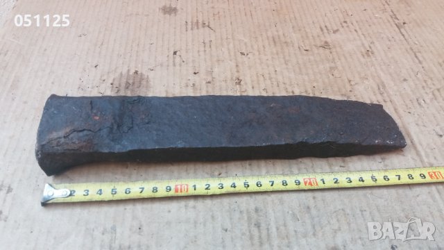 масивна кована кама, клин секач, снимка 13 - Антикварни и старинни предмети - 37757670