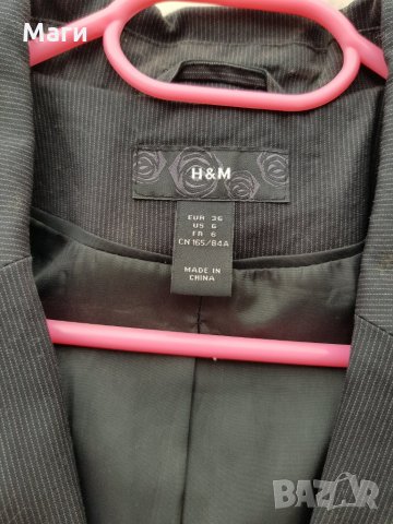 Дамско сако H&M размер С-М, снимка 5 - Сака - 28319442