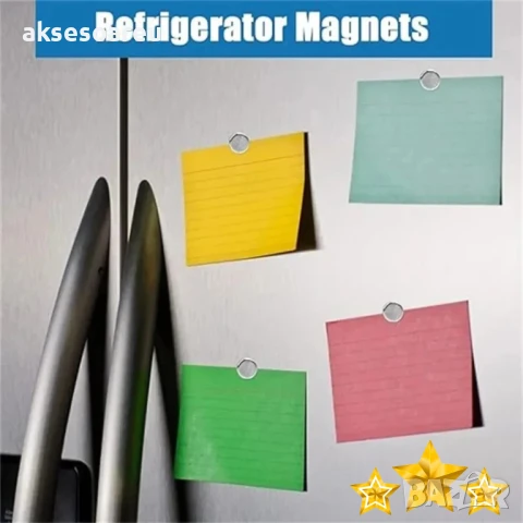 10 бр. Супер силни нови неодимови дискови малки 20 х 2 мм. мощни магнити за хладилник и офис магнит, снимка 8 - Други - 50524068