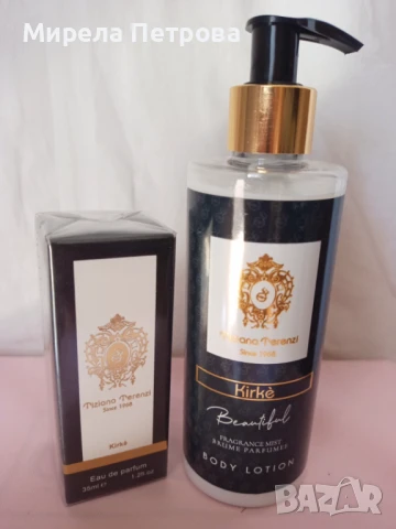 КОМПЛЕКТ ЛОСИОН 250 мл. + МИНИ ПАРФЮМ 35 мл. KIRKE 
