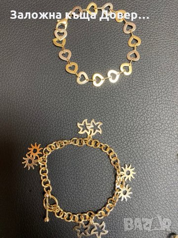 Златни синджири гривни плочка 14к 585 gold zlatni zlato, снимка 3 - Колиета, медальони, синджири - 34634011