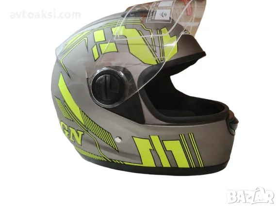 Каска за Мотор  Шлем два цвята, снимка 6 - Аксесоари и консумативи - 47874115