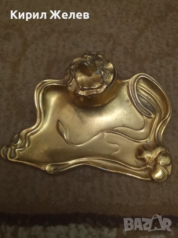 Мастилница бронз с позлата 42754