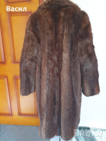 Дълго кожено палто, снимка 4 - Палта, манта - 43801362