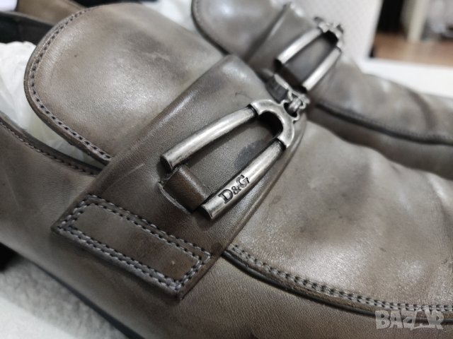 Огиринални кожени обувки Dolce Gabbana, снимка 2 - Спортно елегантни обувки - 35029285