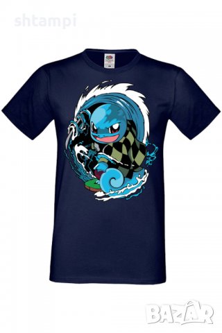 Мъжка тениска Pokemon Squirtle,Анимация,игра,Празник,Повод,, снимка 6 - Тениски - 38122350