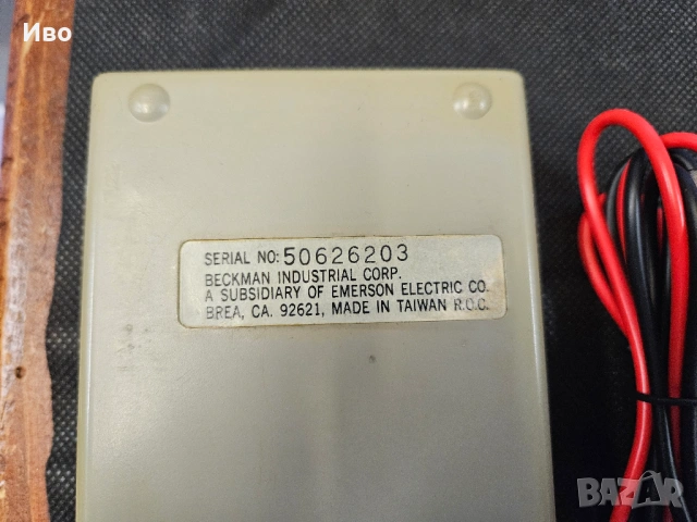 Мултицет Beckman Instruments Circuitmate DM20 Оригинален тайвански мултицет. В отлично техническо съ, снимка 8 - Друга електроника - 53200218