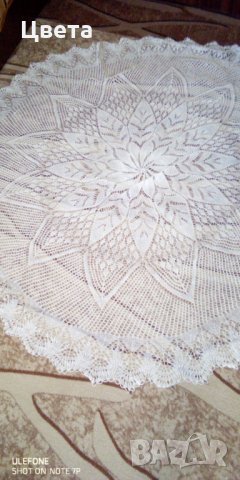 Плетена покривка , снимка 6 - Декорация за дома - 32921010