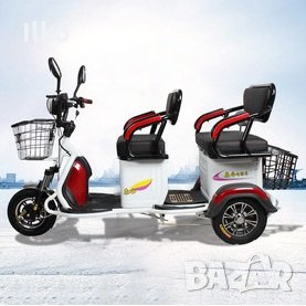 Двуместна Товарна Електрическа Триколка Grande Duo, снимка 2 - Мотоциклети и мототехника - 28619630