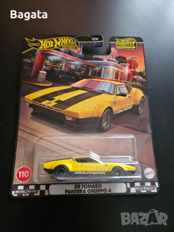Hot Wheels Premium De Tomaso Pantera Gruppo 4 – 1:64