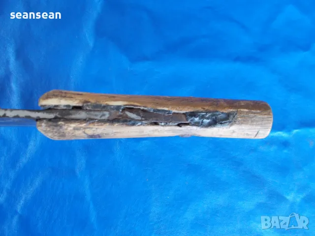 Огромен стар кован сатър, снимка 6 - Ножове - 49798104