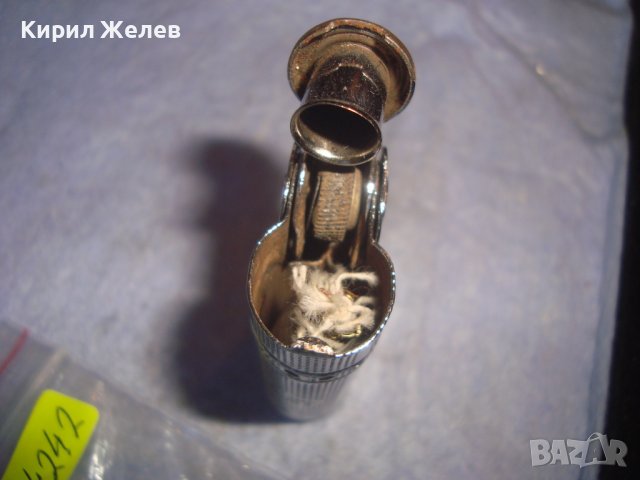 СТАРА БЕНЗИНОВА МАРКОВА РЕТРО Тип ИМКО СРЕБРИСТА ЗАПАЛКА 14242, снимка 7 - Колекции - 37110840