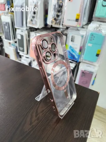 Apple iPhone 16 Pro Силиконов гръб/кейс Mag case, снимка 2 - Калъфи, кейсове - 49726355