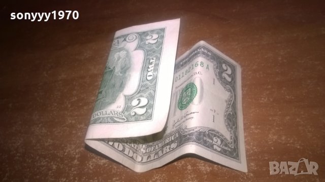 2 ДОЛАРА-РЯДКА КОЛЕКЦИОНЕРСКА БАНКНОТА, снимка 2 - Колекции - 27952948