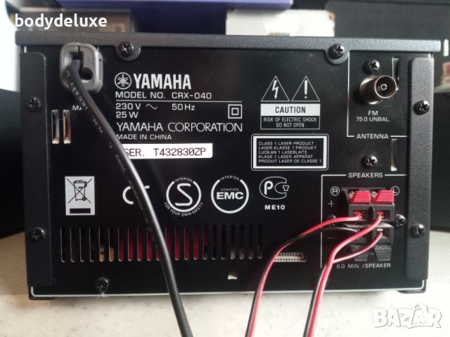 Yamaha CRX-040 аудио система, снимка 4 - Аудиосистеми - 24003850
