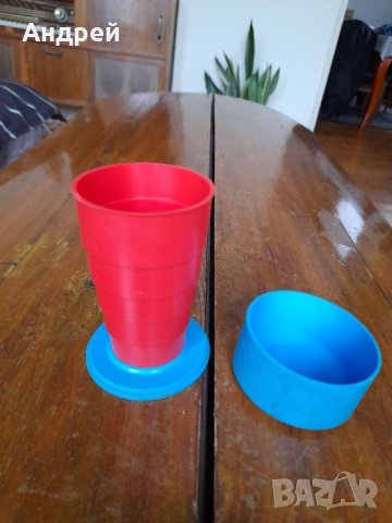 Стара сгъваема чаша #5, снимка 5 - Други ценни предмети - 38817668