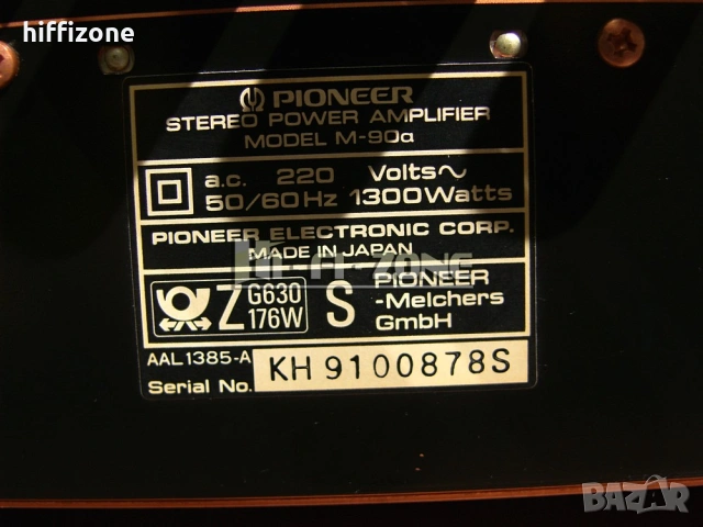  Стъпало Pioneer m-90a , снимка 11 - Ресийвъри, усилватели, смесителни пултове - 53031998
