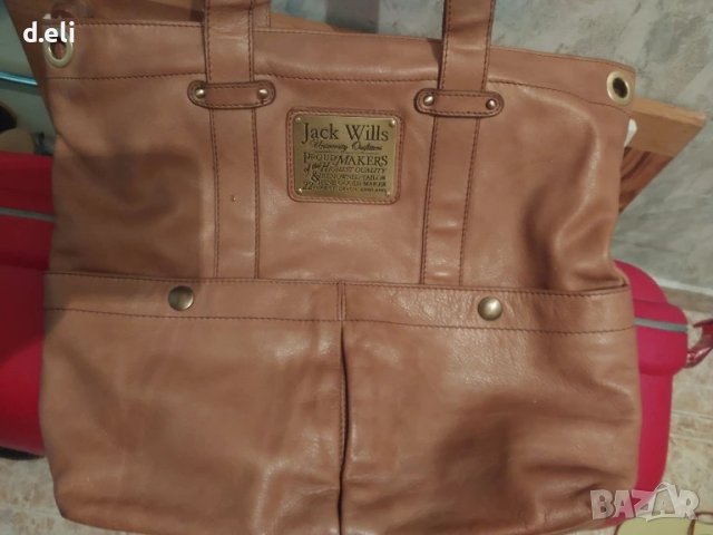 Jack Wills и Vera Pelle. 🇮🇹 100% Кожа Две големи чанти, снимка 2 - Чанти - 48434078