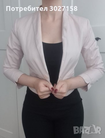Сако H&M в много бледо розово, снимка 2 - Сака - 33406892