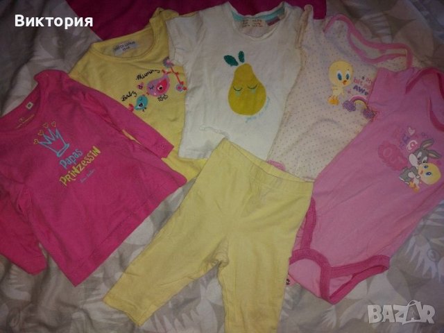 Блузки, тениски, клинче за бебе 62- 68 размер, снимка 2 - Бебешки блузки - 40168201
