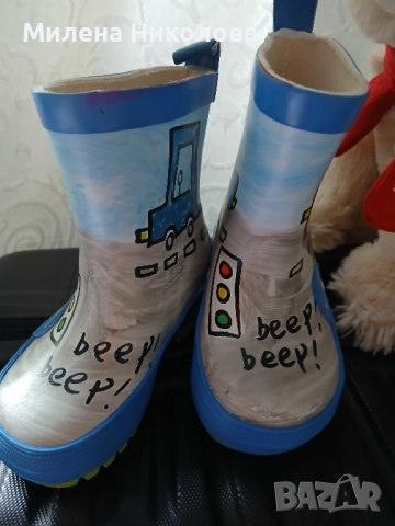 Ботушки за дъжд 19н, снимка 4 - Бебешки боти и ботуши - 52425126