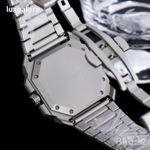 Мъжки часовник BVLGARI Octo Finissimo Chronograph с кварцов механизъм, снимка 4 - Мъжки - 42985373