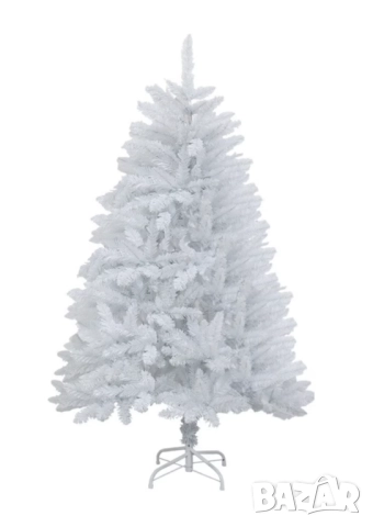 Коледна Снежно бяла или зелена елха с шишарки + пласмасова стойка ТОП ПРЕДЛОЖЕНИЕ, снимка 2 - Декорация за дома - 52567104