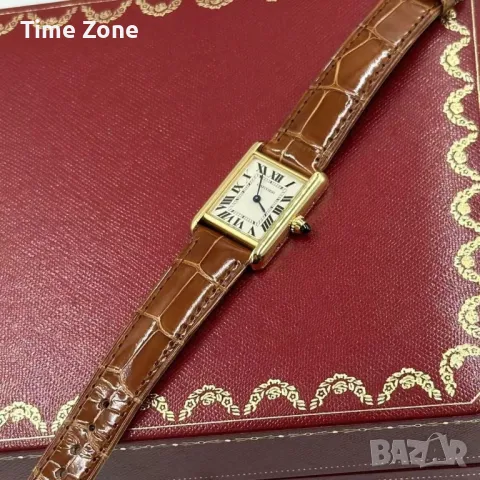 Cartier Tank Louis Cartier 30mm x 22mm Yellow Gold Дамски Различни Варианти, снимка 7 - Дамски - 47990526