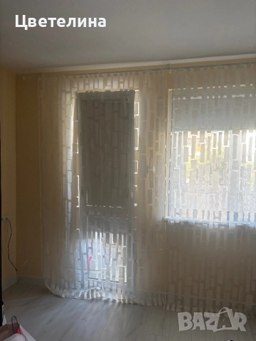 Бели пердета 2 броя за корниз , снимка 7 - Пердета и завеси - 50927551