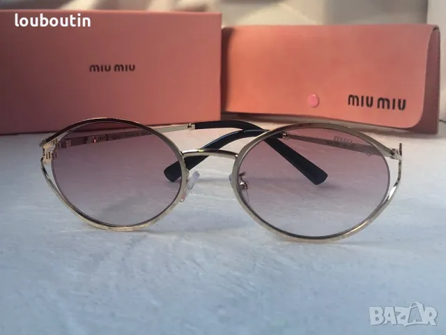 Miu 2024 дамски слънчеви очила елипса овални кръгли 4 цвята, снимка 16 - Слънчеви и диоптрични очила - 47766791