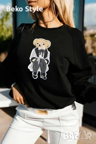 Голям избор на дамски блузки с мече, снимка 5 - Спортни екипи - 52263571