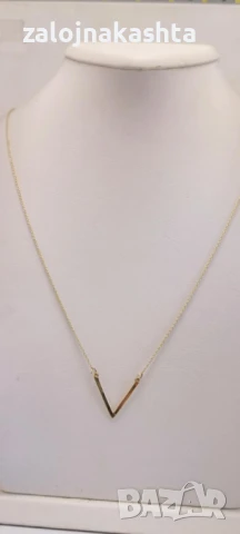 Ново Златно колие-1,47гр/14кр, снимка 2 - Колиета, медальони, синджири - 51329677