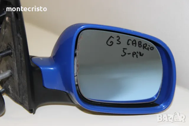 Дясно огледало VW Golf 3 кабрио cabrio (1992-1998г.) 5 пина  Голф III, снимка 2 - Части - 49048234