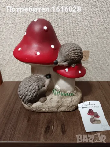 Нови керамични големи гъбки с таралежи., снимка 1