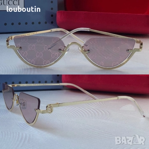 GUCCI 1:1 дамски слънчеви очила 4 цвята, снимка 4 - Слънчеви и диоптрични очила - 52915117