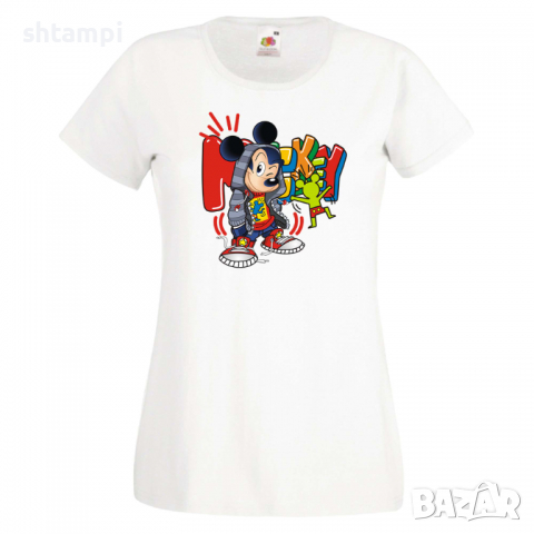 Дамска тениска Mickey Teenager Мини Маус,Микки Маус.Подарък,Изненада,, снимка 9 - Тениски - 36529685