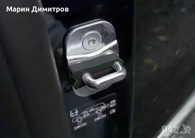 4 бр. Силиконови буфери за автомобилни врати против шум и удари