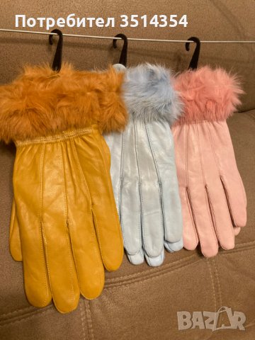 Нови Модели!!!Дамски ръкавици от естествена кожа, снимка 5 - Ръкавици - 38279451