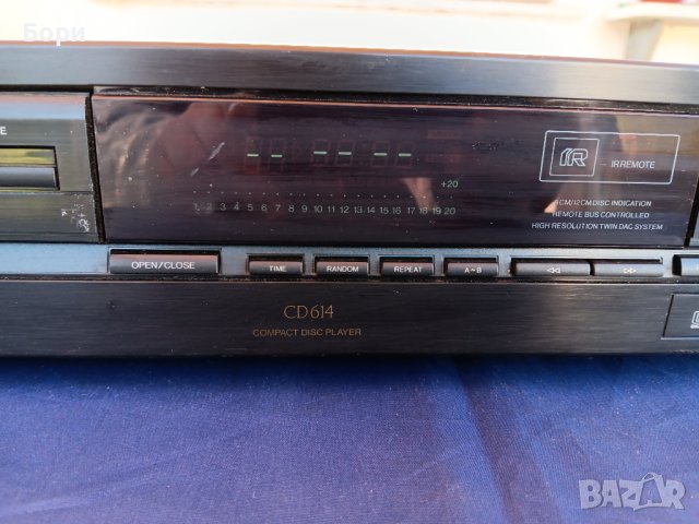 PHILIPS CD 614 CD Player, снимка 3 - Плейъри, домашно кино, прожектори - 44130907